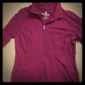 90 degrees workout zip up jacket